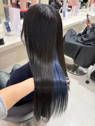ミディアム カラー ヘアアレンジ 💟RINNA 艶カラー💟のヘアスタイル