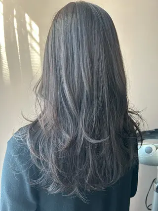 ロング カラー hubhair レイヤー/透明感のヘアスタイル
