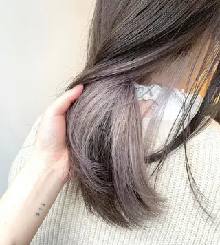 ミディアム カラー 🫧ハイトーン✨格安 より質💐マンツーマのヘアスタイル