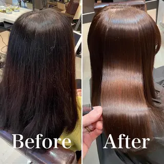 セミロング カラー 💎艶髪❤︎髪質改善 💎YAMATO💎のヘアスタイル