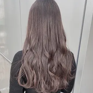 ロング カラー ヘアアレンジ ネイル マツエク・マツパ ベージュグレージュ 💕しゅーじ💕のヘアスタイル