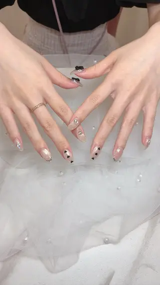 ネイル saki 堺筋本町¦ 透明感 ¦ちゅるんのネイルデザイン