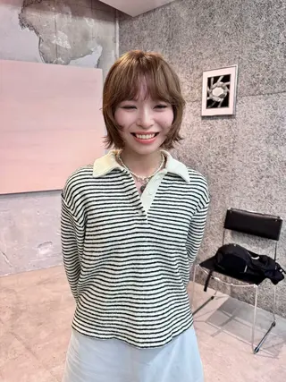 ショート カラー casey mayuのヘアスタイル