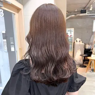 セミロング カラー アイブロウモデル 募集中🍒/北爪まゆのヘアスタイル