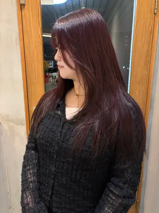 ロング カラー maeda nonohaのヘアスタイル