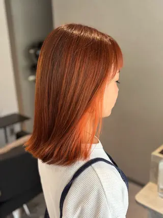 ミディアム 加藤 藍のヘアスタイル