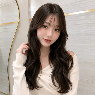 ロング カラー 🍒さき🍒大宮/ 透明感カラーのヘアスタイル