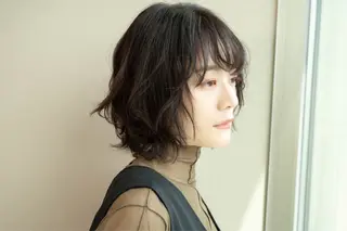 ショート レイヤーカット*艶* 蒲生四丁目*山保美月のヘアスタイル