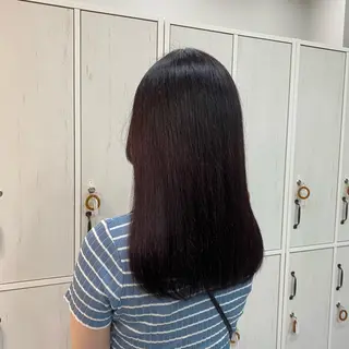 セミロング カラー 水瀬 咲夏のヘアスタイル