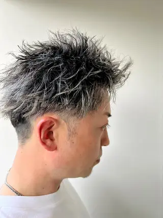 ショート メンズ カラー 倉谷 恭平のヘアスタイル