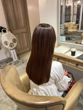 ロング パーマ 安田 妃良のヘアスタイル