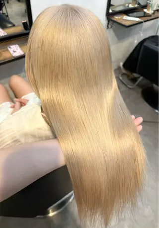 ロング カラー 🫧透明感カラー/ エクステ🫧アサミ️のヘアスタイル