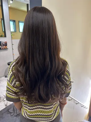 ロング カラー hubhair レイヤー/透明感のヘアスタイル