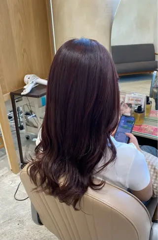 ロング layer cut 前田ヒロコのヘアスタイル