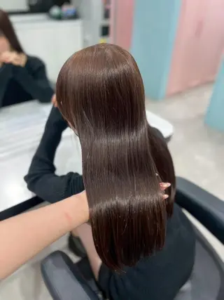 カラー ロング 髪質改善×艶髪カラー 🫧銀座のヘアスタイル