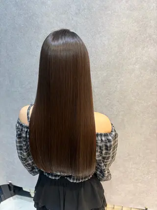 ロング 髪質改善縮毛矯正/ 透明感カラー 石崎のヘアスタイル