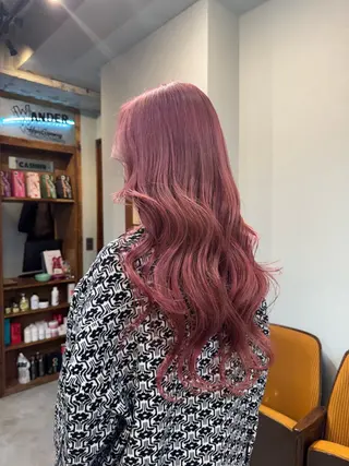セミロング カラー マツダテ ホノカのヘアスタイル