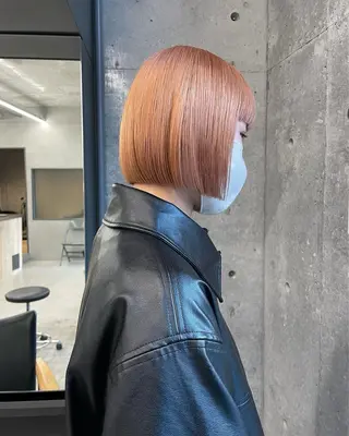 ミディアム 佐伯 和佳のヘアスタイル