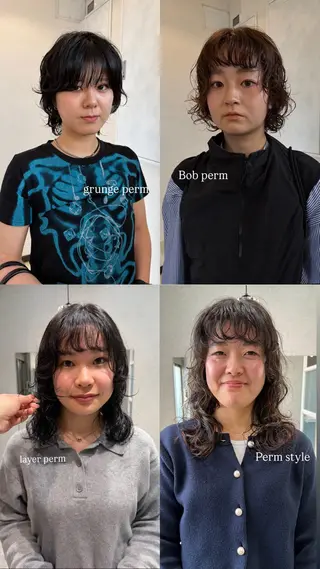 パーマ Yui. レイヤー/パーマのヘアスタイル