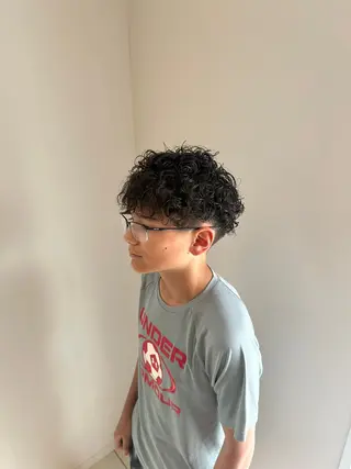 ショート パーマ メンズ 🔥メンズ特化 /パーマ&カット🌀のヘアスタイル