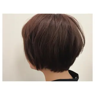 ショート カラー ﾊｲﾄｰﾝ/ｼｮｰﾄ 村上淳乃🐥のヘアスタイル