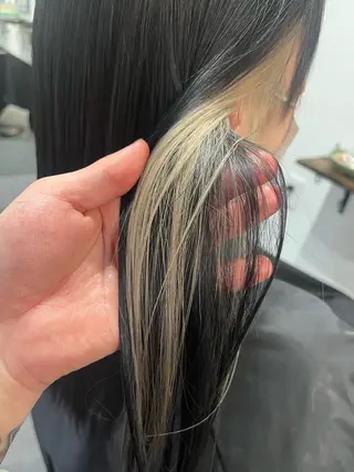 セミロング Sherry大国町 HIKARUのヘアスタイル