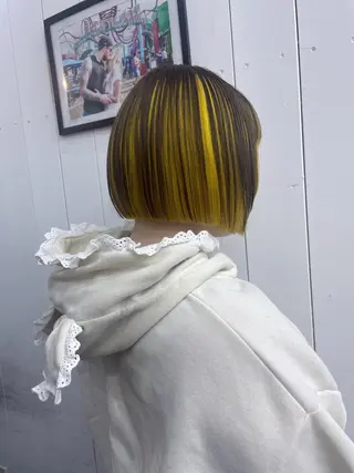 ショート カラー 永野 瑛大のヘアスタイル