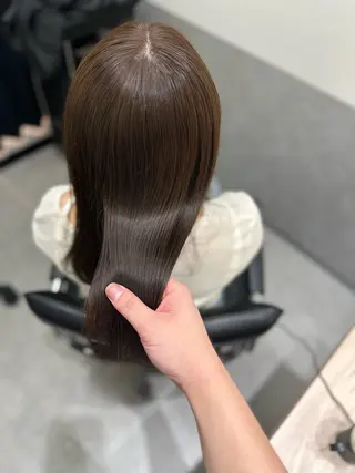 セミロング カラー ヘアアレンジ 美髪透明感特化｜ なおき｜池袋美容師のヘアスタイル
