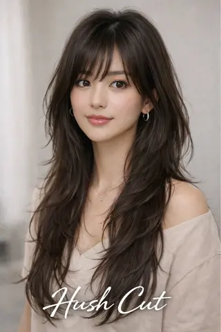 ロング ナチュラルウルフ 九嶋優斗のヘアスタイル