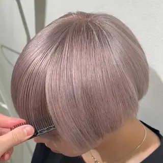 ショート カラー 🩵ニュアンスカラー 🩵ブリーチ/RENのヘアスタイル