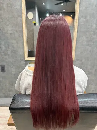 ロング カラー glac 當田のヘアスタイル