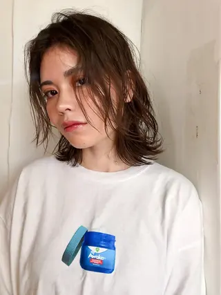 ミディアム 一ノ瀬 暁のヘアスタイル