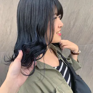 ロング kiyono ⭐︎ダブルカラーのヘアスタイル