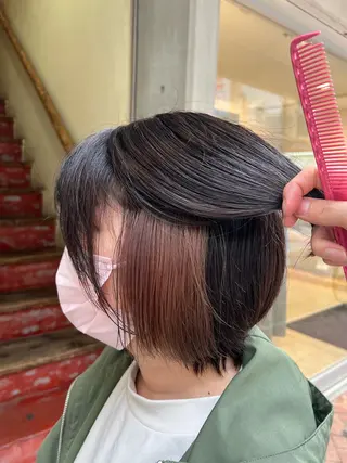 ショート カラー 「sumi」 AMIのヘアスタイル