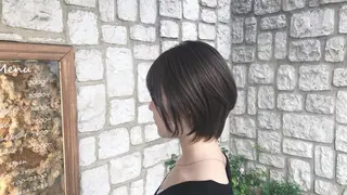 ショート カラー パーマ ヘアアレンジ 髪質改善/透明感 OAK兵庫のヘアスタイル