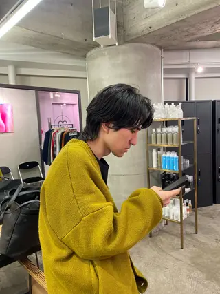 パーマ メンズ OjOmano ケンタのヘアスタイル