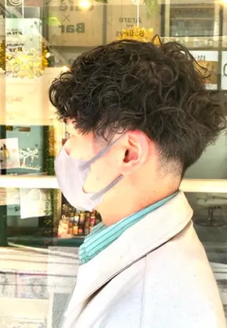 パーマ メンズ にしきたメンズ NAGIのヘアスタイル