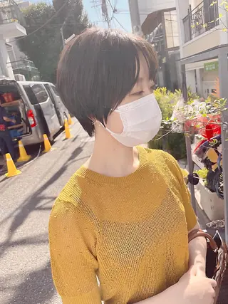 ショート カラー 大人女性ショート専門 tomodaのヘアスタイル