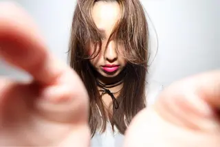 セミロング ロング カラー パーマ 上條 航平のヘアスタイル