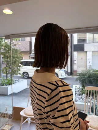 ミディアム 小泉 萌詠のヘアスタイル