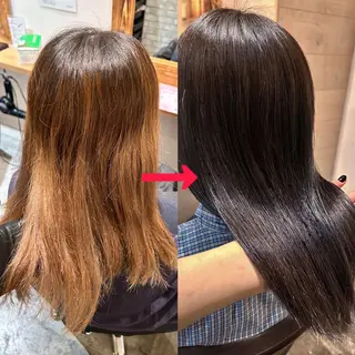 ロング カラー 店長✨髪質改善✖️ 透明感カラー／純大のヘアスタイル