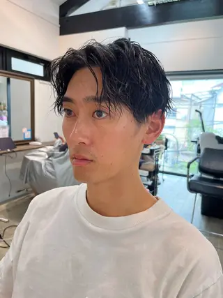 ショート パーマ メンズ メンズパーマ特化 小林秀徳のヘアスタイル