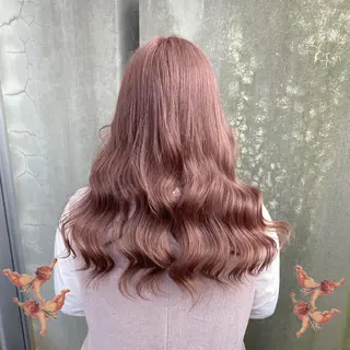 ロング カラー 色落ちまで可愛い🧚 心斎橋hikaruのヘアスタイル