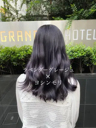 ロング カラー ボブ/縮毛矯正/ レイヤー/塚田のヘアスタイル