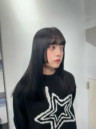 ロング 韓国ヘアメンズ・レデ ィース特化ミクのヘアスタイル
