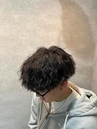 ショート カラー パーマ メンズ キッズ 🔥パーマ特化🔥 優馬のヘアスタイル