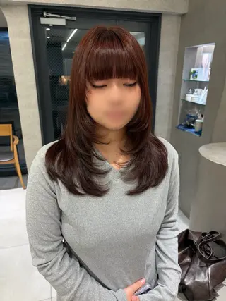 セミロング ほのか./韓国系/ geepのヘアスタイル