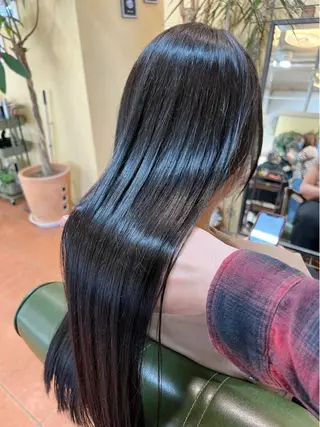 ロング カラー 石井 佑樹のヘアスタイル