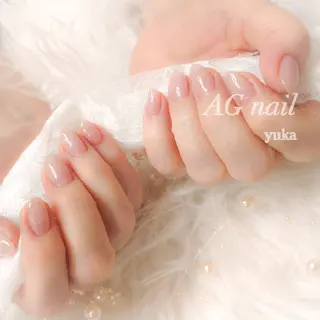 ネイル AGnail 富永 /ちゅるん韓国ネイルのネイルデザイン
