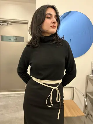セミロング KEPKA ヤマグチ 天神 今泉のヘアスタイル